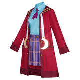 Roco Kingdom Cosplay Costume Freya Red Outfit Adult Female Halloween Carnival Costume