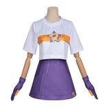 Roco Kingdom Roco Women White and Purple Outfit Adult Female Halloween Carnival Costume