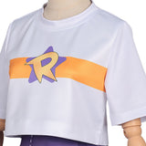 Roco Kingdom Roco Women White and Purple Outfit Adult Female Halloween Carnival Costume