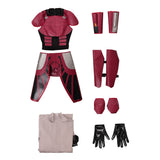 Rook Kast Women Red Outfit Adult Female Halloween Carnival Costume