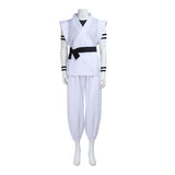 Ryomen Sukuna Cosplay Costume White Kung Fu Suit Adult Male Halloween Carnival Costume