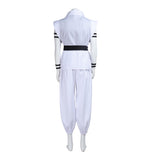 Ryomen Sukuna Cosplay Costume White Kung Fu Suit Adult Male Halloween Carnival Costume