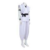 Ryomen Sukuna Cosplay Costume White Kung Fu Suit Adult Male Halloween Carnival Costume