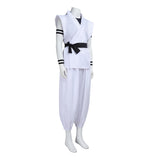 Ryomen Sukuna Cosplay Costume White Kung Fu Suit Adult Male Halloween Carnival Costume