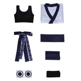 Ryomen Sukuna Cosplay Costume White Outfit  Adult Female Halloween Carnival Costume