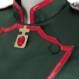 Saga of Tanya the Evil Cosplay Costume Tanya von Degurechaff  Army Green Suit Adult Female Halloween Carnival Costume