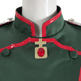 Saga of Tanya the Evil Cosplay Costume Tanya von Degurechaff  Army Green Suit Adult Female Halloween Carnival Costume