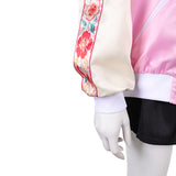 Sakamoto Days Cosplay Costume Lu Shaotang Pink Outfit Adult Female Halloween Carnival Costume