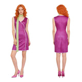 SCOOBY-DOO Cosplay Costume Daphne Purple Outfit Adult Female Halloween Carnival Costume