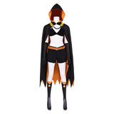 Season 4 Cosplay Costume Shaula Women Black Outfit Adult Female Halloween Carnival Costume