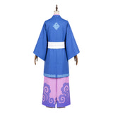 Seshirusu Cosplay Costume Purple Kimono Adult Male Halloween Carnival Costume