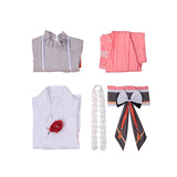 Shunkashuutou Daikousha: Haru no Mai Cosplay Costume  Hinagiku Kayou Pink Outfit Adult Female Halloween Carnival Costume