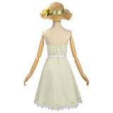 Shunkashuutou Daikousha: Haru no Mai Ruri Hazakura White Dress Adult Female Halloween Carnival Costume