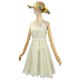 Shunkashuutou Daikousha: Haru no Mai Ruri Hazakura White Dress Adult Female Halloween Carnival Costume