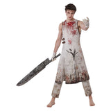 Silent Hill Cosplay Costume Pyramid Head White Outfit Adult Male Halloween Carnival Costume