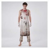Silent Hill Cosplay Costume Pyramid Head White Outfit Adult Male Halloween Carnival Costume