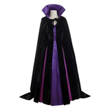 Sleeping Beauty Cosplay Costume Maleficent Purple Witch Costume Adult Female Halloween Carnival Costume