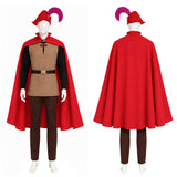 Sleeping Beauty Cosplay Costume Prince Phillip Brown Outfit Adult Male Halloween Carnival Costume