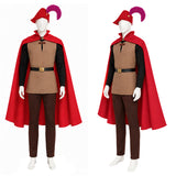 Sleeping Beauty Cosplay Costume Prince Phillip Brown Outfit Adult Male Halloween Carnival Costume