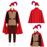 Sleeping Beauty Cosplay Costume Prince Phillip Brown Outfit Adult Male Halloween Carnival Costume