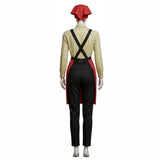 Smoking Behind the Supermarket with You Cosplay Costume Yamada Red Clerk Uniform Adult Female Halloween Carnival Costume