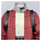 Sparks of Tomorrow Cosplay Costume Kihachi Sakamoto Red Outfit Adult Male Halloween Carnival Costume