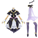 Star Detective Precure Cosplay Costume ​Moria Luluka Black Dress Adult Female Halloween Carnival Costume