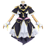 Star Detective Precure Cosplay Costume ​Moria Luluka Black Dress Adult Female Halloween Carnival Costume