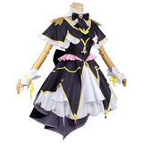 Star Detective Precure Cosplay Costume ​Moria Luluka Black Dress Adult Female Halloween Carnival Costume