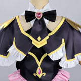 Star Detective Precure Cosplay Costume ​Moria Luluka Black Dress Adult Female Halloween Carnival Costume