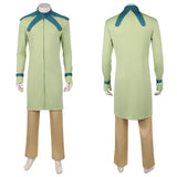 Steven Steel Cosplay Costume Green Outfit Adult Male Halloween Carnival Costume