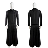 Suguru Geto Cosplay Costume Black Suit Adult Male Halloween Carnival Costume