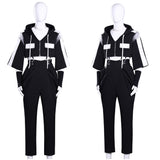 Tamon‘s B-Side Cosplay Costume Natsuki Ishibashi Black Suit Adult Male Halloween Carnival Costume