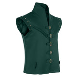 Tangled Cosplay Costume Flynn Rider Green Vest Adult Male Halloween Carnival Costume