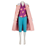Tashigi Cosplay Costume Pink Cloak Outfit Adult Female Halloween Carnival Costume