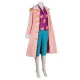 Tashigi Cosplay Costume Pink Cloak Outfit Adult Female Halloween Carnival Costume