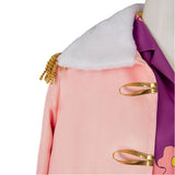Tashigi Cosplay Costume Pink Cloak Outfit Adult Female Halloween Carnival Costume