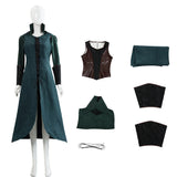 Tauriel Cosplay Costume Green Outfit Adult Female Halloween Carnival Costume
