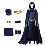 Teen Titans Cosplay Costume Rachel Roth Outfit  Adult Female Halloween Carnival Costume