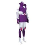 Teen Titans Cosplay Costume Starfire Purple Outfit Adult Female Halloween Carnival Costume
