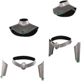 Teen Titans Koriand‘r Shawl Wrist Guard Belt Cosplay Halloween Carnival Costume Accessories  