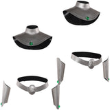 Teen Titans Koriand‘r Shawl Wrist Guard Belt Cosplay Halloween Carnival Costume Accessories  