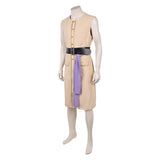 The Backrooms Cosplay Costume Clark White Sleeveless Pirate Outfit Adult Male Halloween Carnival Costume