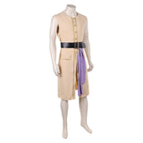 The Backrooms Cosplay Costume Clark White Sleeveless Pirate Outfit Adult Male Halloween Carnival Costume