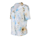 The Backrooms Cosplay Costume Mary White Printed Shirt Adult Female Halloween Carnival Costume
