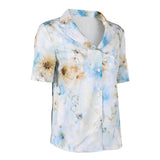 The Backrooms Cosplay Costume Mary White Printed Shirt Adult Female Halloween Carnival Costume