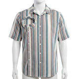 The Backrooms Cosplay Costume Pirate Clark Gray Striped Shirt Adult Male Halloween Carnival Costume