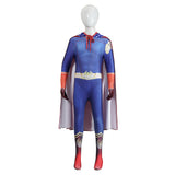 THE BOYS Cosplay Costume Homelander Kids Children Blue Jumpsuit Halloween Carnival Costume
