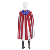 THE BOYS Cosplay Costume Homelander Kids Children Blue Jumpsuit Halloween Carnival Costume