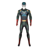 THE BOYS Soldier Boy Gray Jumpsuit Cosplay Costume Outfit Halloween Carnival Suit
